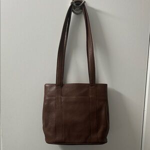 Orvis Brown Leather Shoulder Bag